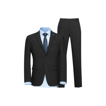 HLA Business Suits Men Black 07 Suit+Suit Pants