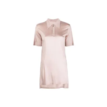Maison Margiela Asymmetric Hem Polo Shirt