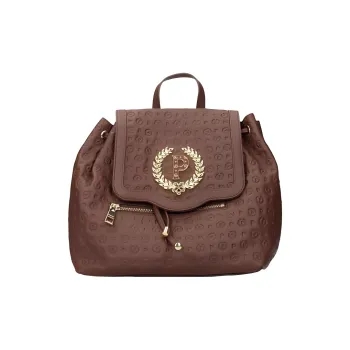 Pollini Leather Backpack Regular Women's Brown