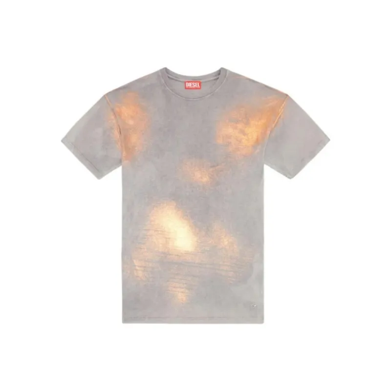 DIESEL T Buxt Faded Metallic T Shirt-0