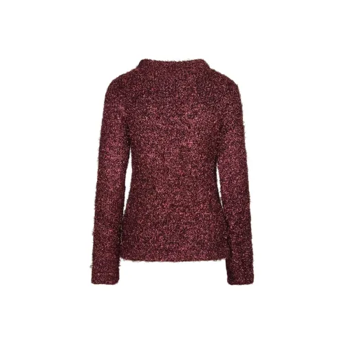 SAINT LAURENT FW22 Cashmere Sweater Women's Fuchsia