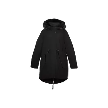 Timberland Mt. Kelsey High-Pile Fleece-Lined Parka Jackets Coats Women's Black