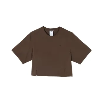 PUMA OWN THE SPOTLIGHT T Shirts Women's Chocolate