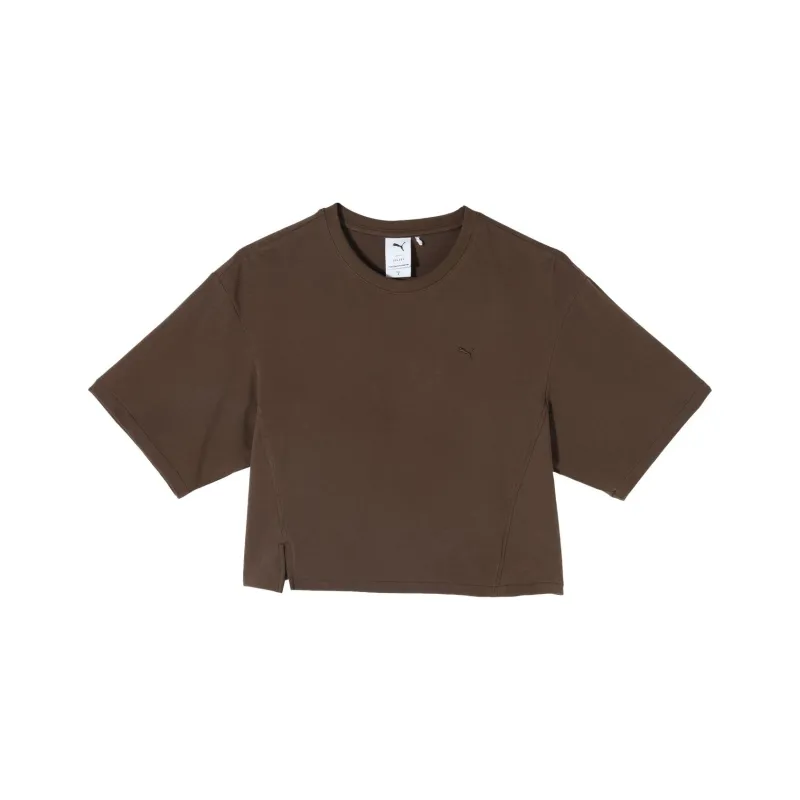 PUMA OWN THE SPOTLIGHT T Shirts Women's Chocolate-0