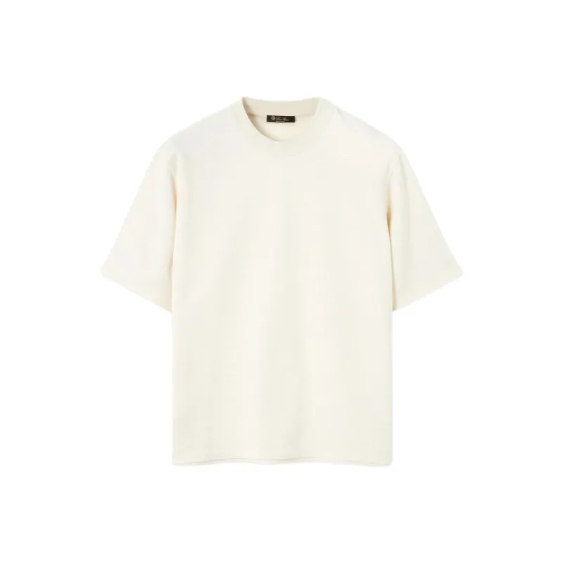 Loro Piana SS25 T Shirt Men's Cream Almond-0