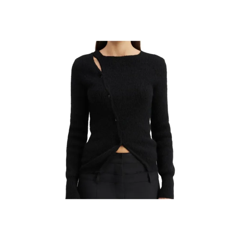 Jacquemus La Maille Pau Asymmetric Cardigan-6