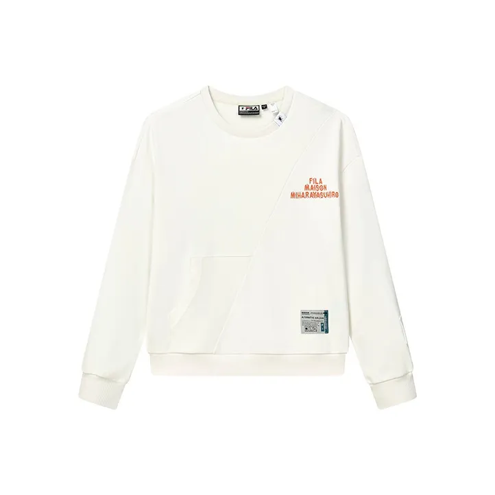 Mihara Yasuhiro X FILA Sweatshirts Women's Coconut Milk White-0