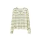 Apricot Green Stripes