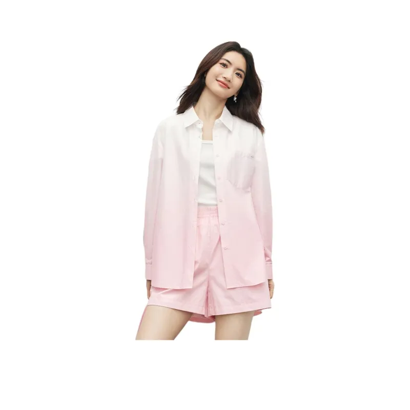 Hopeshow Shirt Women's Pastel Pink-0
