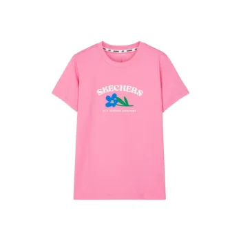 Skechers T Shirt Women's Sachet Pink