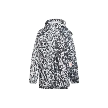 Adidas Jackets Women's Black White Leopard Print