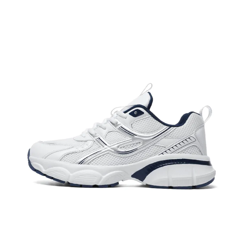 BURCOME Platform Elevator Shoes Abrasion Resistant Breathable Slip Resistant Low Top Chunky Sneakers Unisex-0