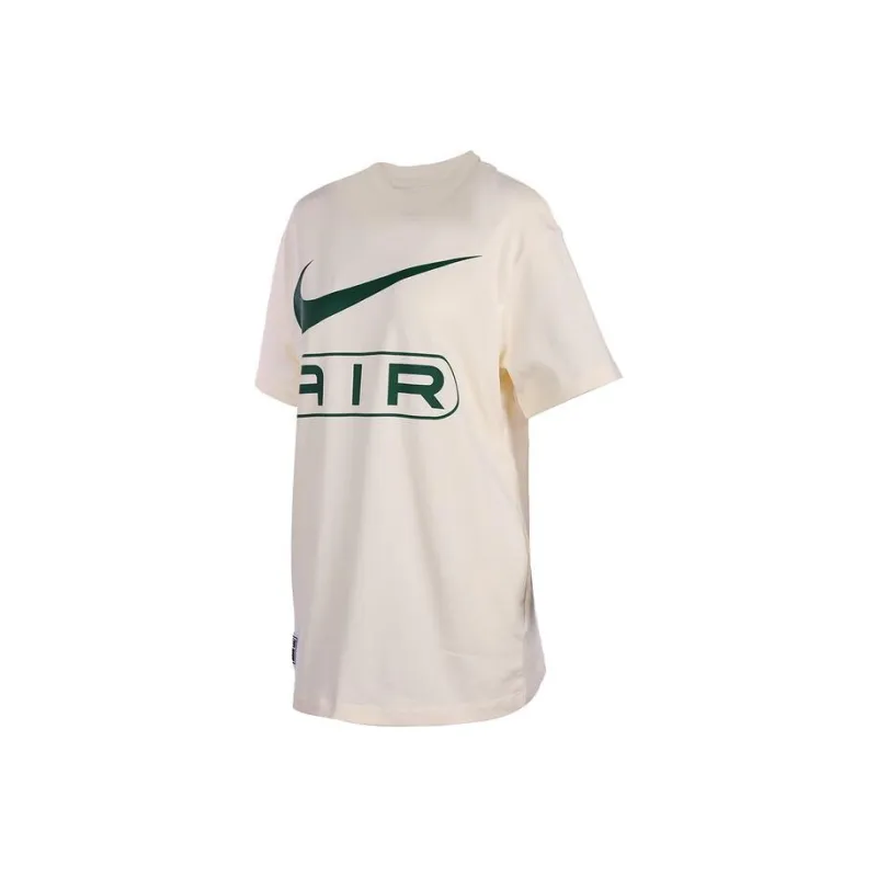 Nike Air Women'ss Letter Logo Crewneck T-Shirt 'Light Pink'-0