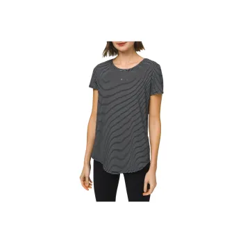 Lululemon Love T-Shirt Women's Black White Stripes