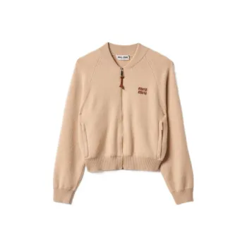 MIU MIU FW24 Knitwear Women's Khaki