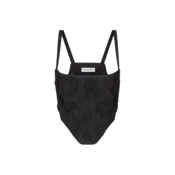 DIOR Strapless Top Women's Black