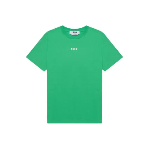 MSGM T Shirts Women's Green