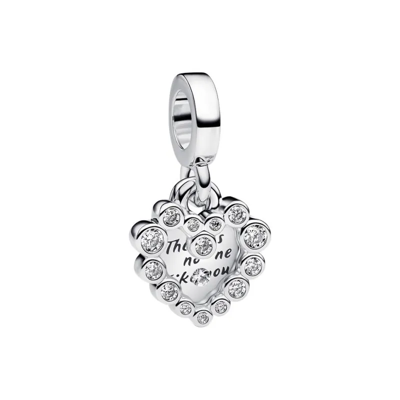 Pandora 925 Sterling Silver, Synthetic Cubic Zirconia, Gold Plated, Copper Silver, Alloy Pendants Unisex Silver/Gold-0
