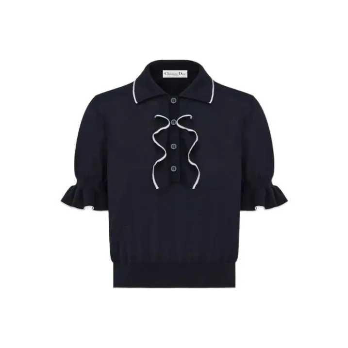 DIOR FW22 Cashmere Sweater Women's Blue-0
