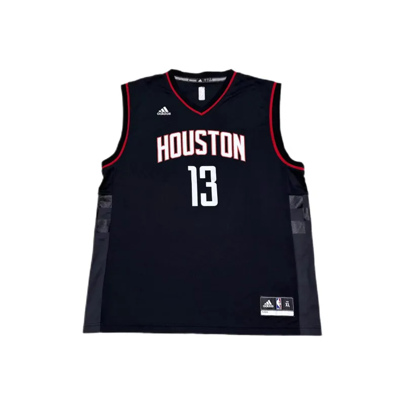 Adidas x NBA Houston Rockets Harden Basketball Jersey Unisex Black-0