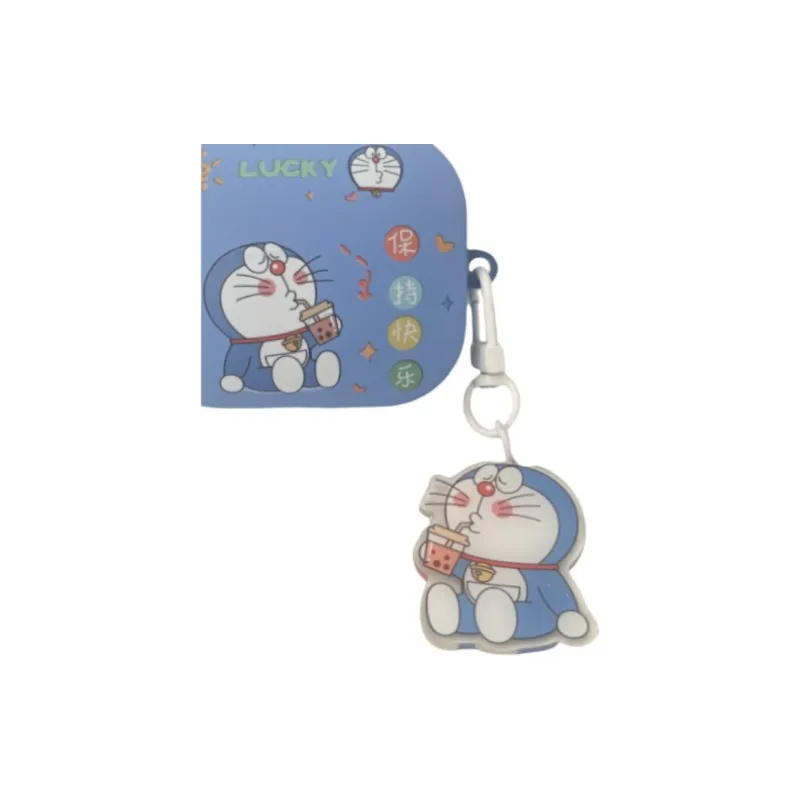 Antey Compatibility  Xiaomi Buds 5/Redmi Red Beige Buds 6 Pro/Buds 5 Pro TPU Doraemon Headphone Cases-1