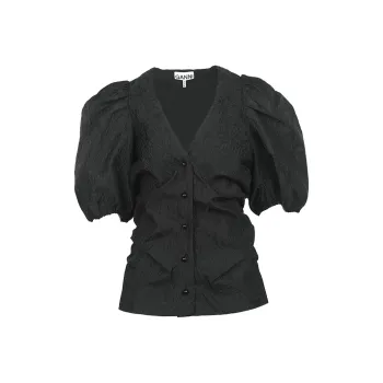 GANNI Shirts Women's Black