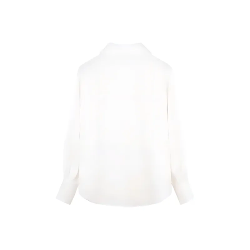 Migu Shirts Women's Star Pattern Shirt, White-0