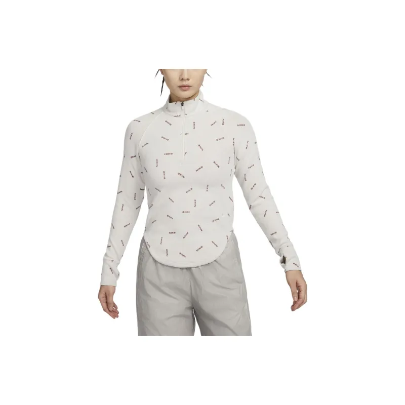 Nike Half-zip Logo-print Top-0