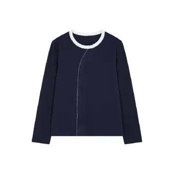 XWI T Shirt Women's Navy Blue & White