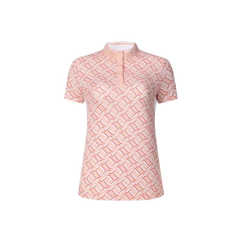 FILA Polo Shirts Women's Peach Ice Cream Powders-0