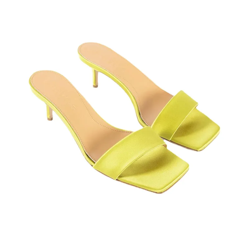 Aeyde Slide Slippers Women's Green-3