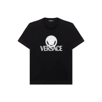 VERSACE Medusa Head Printed Crewneck T Shirt