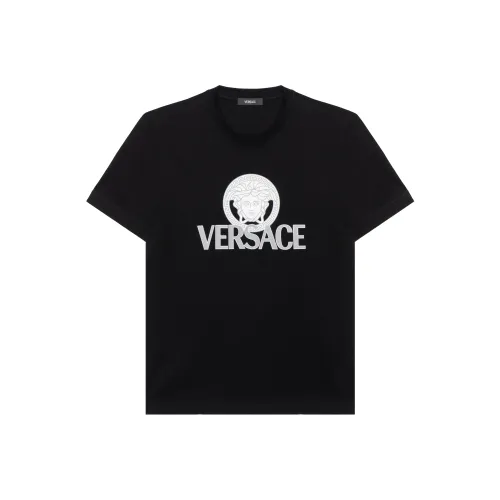 VERSACE Medusa Head Printed Crewneck T Shirt