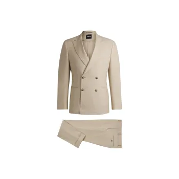 HUGO BOSS Tweed Double breasted Suit