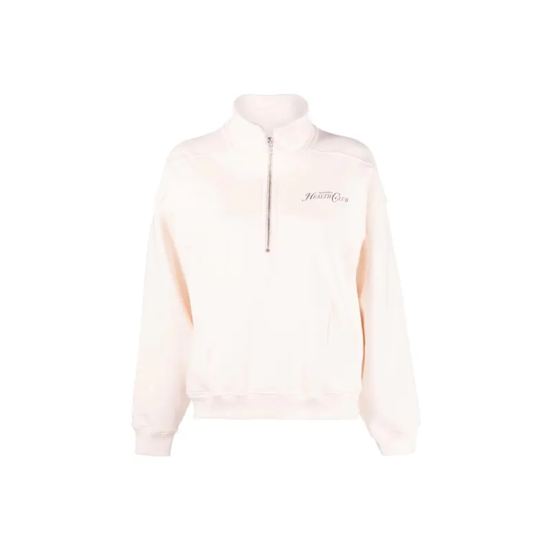 SPORTY & RICH Graphic print High neck Sweatshirt-0