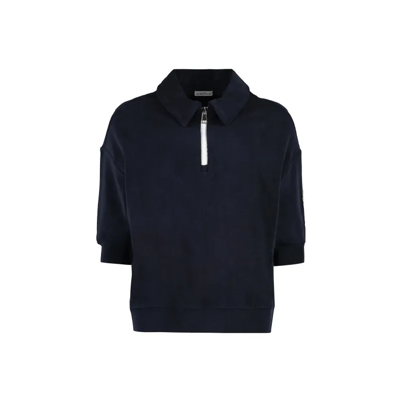Moncler Polo Shirts Women's Blue-0