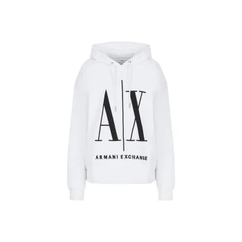 ARMANI EXCHANGE Ax Embroidered Logo Hoodie
