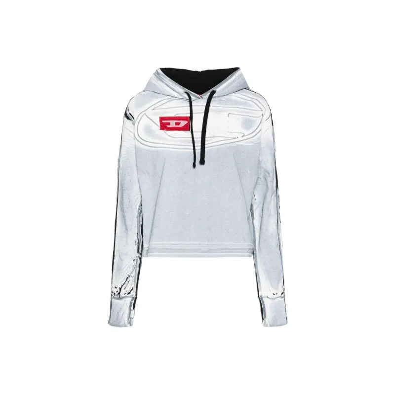 DIESEL F Carlye Cropped Hoodie-0