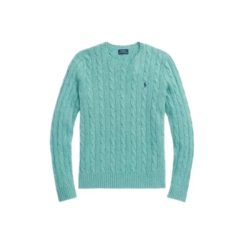 Polo Ralph Lauren Logo Embroidered Cable-Knit Jumper