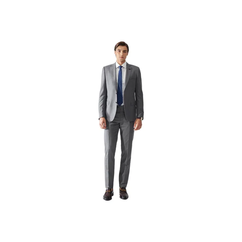 LARDINI Business Suits Men's Smoke Gray-0