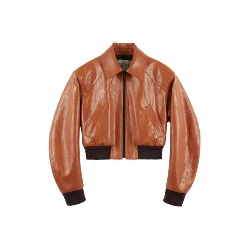 RECTO Spread-collar Cropped Jacket
