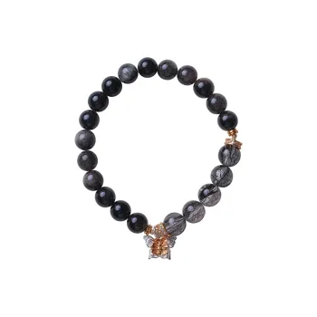 Amy's Garden Obsidian Bracelets Women's
