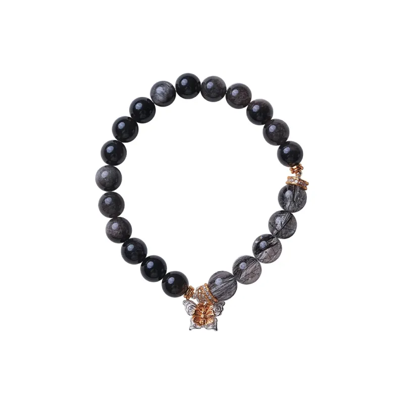 Amy's Garden Obsidian Bracelets Women's-0