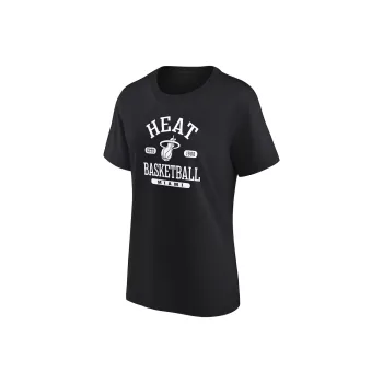 NBA T-Shirt Women's Black Miami Heat Team
