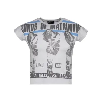 ENFANTS RICHES DEPRIMES T Shirt Women's Faded White