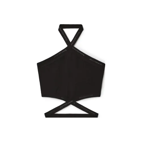Alexander Wang Halter Neck Logo Detailed Top