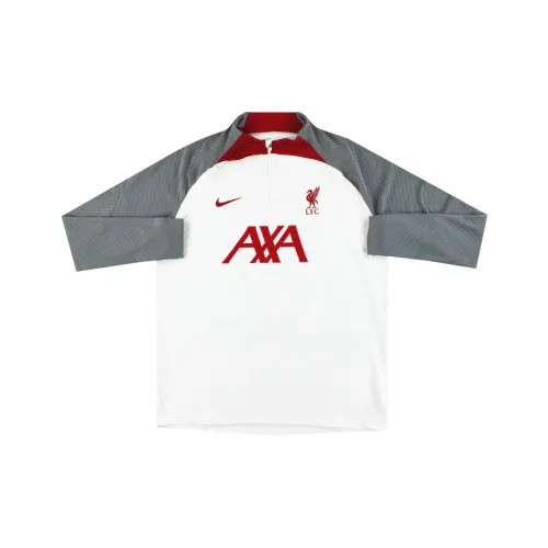 Nike Liverpool Soccer Jerseys Men's Gray White