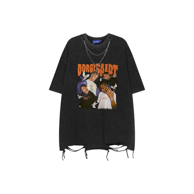 Korean Style Drop Shoulder Sleeve T Shirt Women's-2
