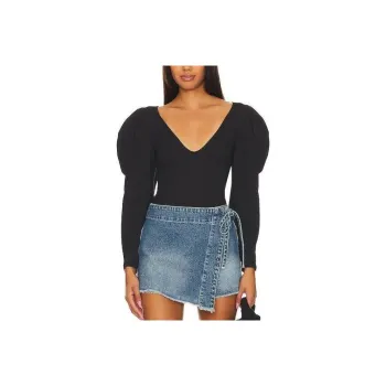 FREE PEOPLE Bodysuits Women's Black
