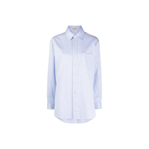 SAINT LAURENT Shirts Women's Blue